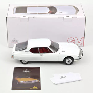 Citroën SM 1974 White with red interior 1/12 NOREV 121702
