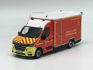 Renault Master 2019 TIB VSAV " SDIS 25 - Doubs " 1/43 ALERTE ALERTE0115