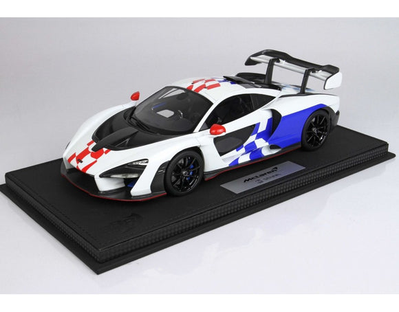 McLaren Senna 2019 White Silica 1/18 BBR P18149O