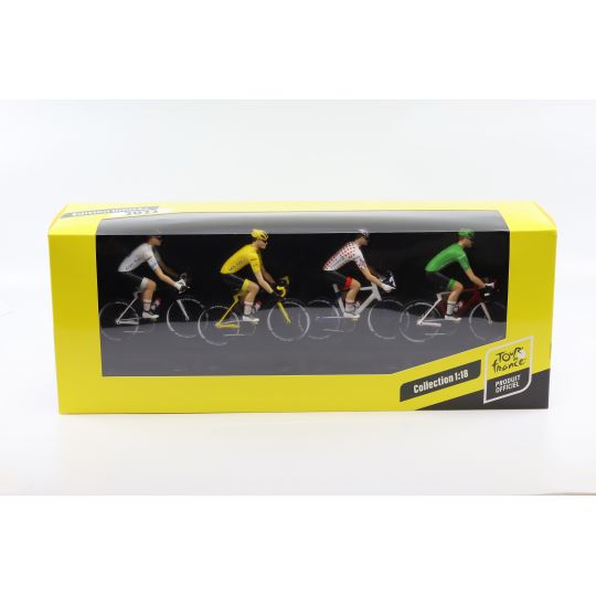 Pack 4 Cyclistes TDF Tour de France Limited Edition 2022 1/18 SOLIDO S1809906