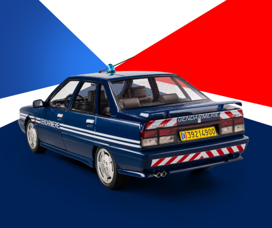 Renault 21 Turbo Gendarmerie BRI Blue 1992 1/18 SOLIDO S1807703