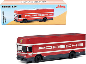 Mercëdes-Benz Race Car Transporter " Porsche " 1/64 SCHUCO 452026100