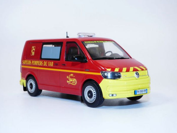 VW Transporter T6  Pompiers - SDIS2A Ajaccio  1/43 ODEON ODEON085
